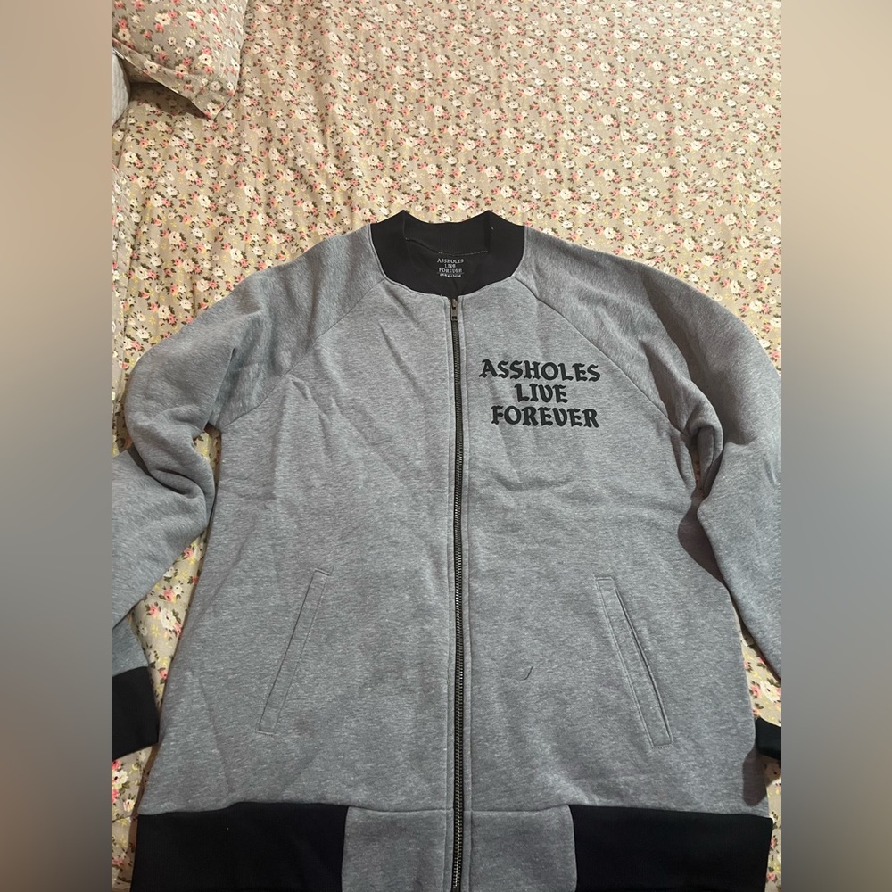 Medium assholes life forever jacket new never worn